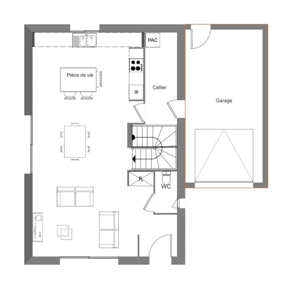 Maison neuve - Terrain à bâtir () à Vendres (34), prix 310 000 €