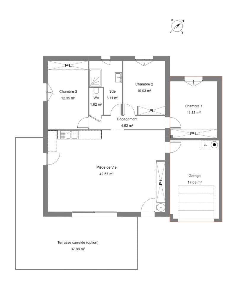 Maison neuve - Terrain à bâtir () à Cessenon-sur-Orb (34), prix 218 000 €