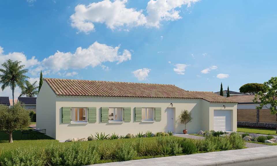 Maison neuve - Terrain à bâtir () à Pouzolles (34), prix 250 000 €