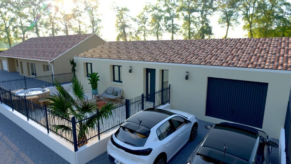 Maison neuve - Terrain à bâtir () à Pouzolles (34), prix 224 000 €