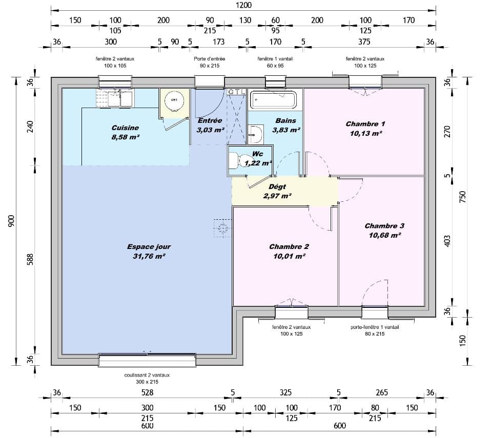 Maison neuve - Terrain à bâtir  () à Le Teil (74), prix 210 000 €
