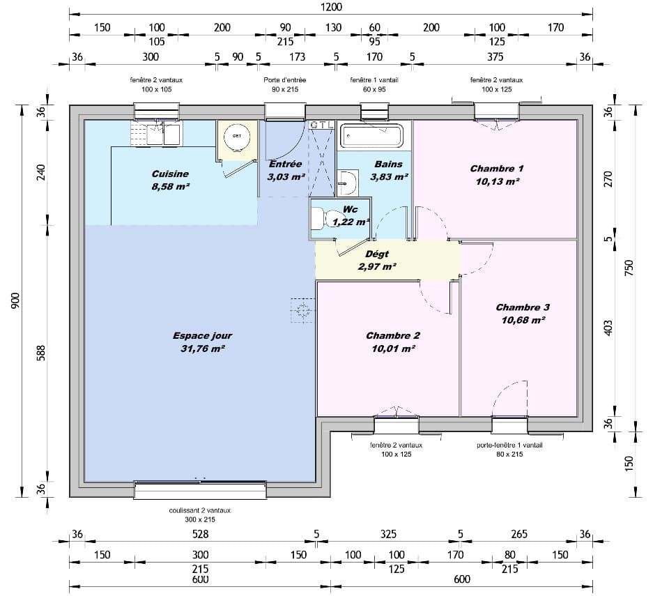 Maison neuve - Terrain à bâtir () à Le Teil (74), prix 210 000 €