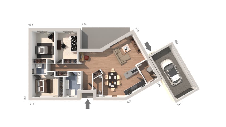 Maison neuve - Terrain à bâtir () à Sainte-Cécile-les-Vignes (84), prix 449 000 €