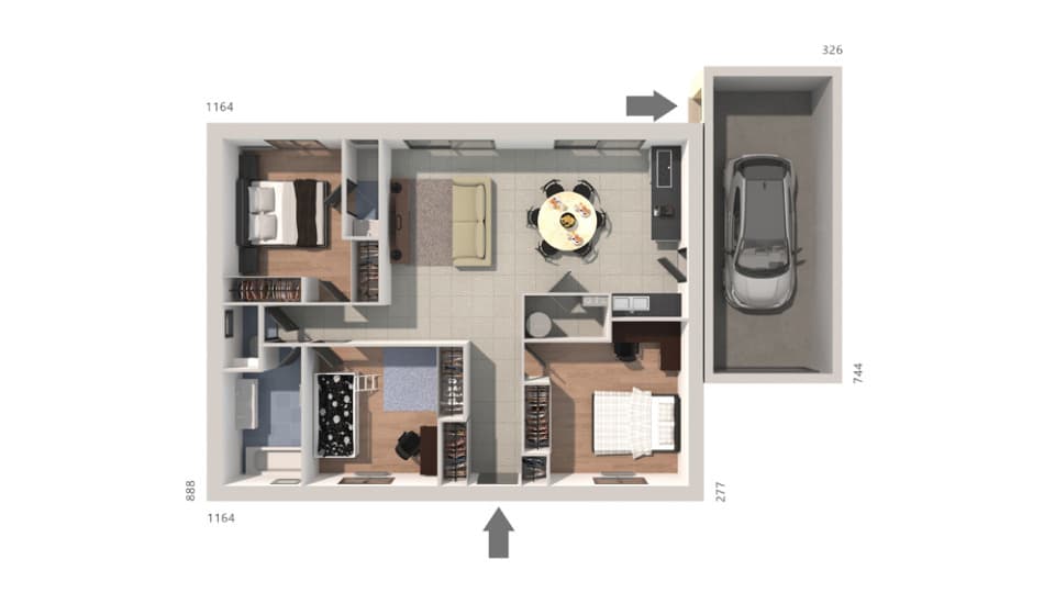 Maison neuve - Terrain à bâtir () à Caromb (84), prix 289 000 €