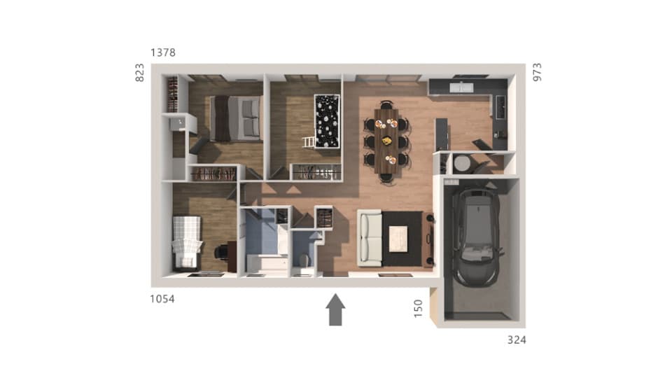 Maison neuve - Terrain à bâtir () à Aubignan (84), prix 329 000 €