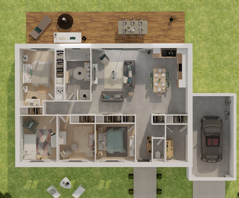 Maison neuve - Terrain à bâtir () à Aubignan (84), prix 319 000 €