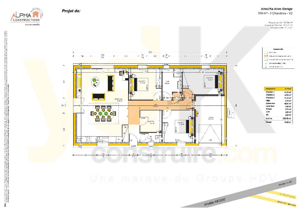Maison neuve - Terrain à bâtir Saint-André-d'Allas (24200) à Saint-André-d'Allas, prix 195 000 €