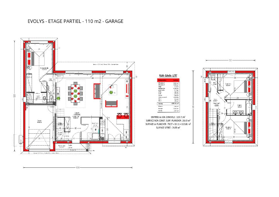 Maison neuve - Terrain à bâtir Périgueux (24000) à Périgueux (24), prix 287 000 €
