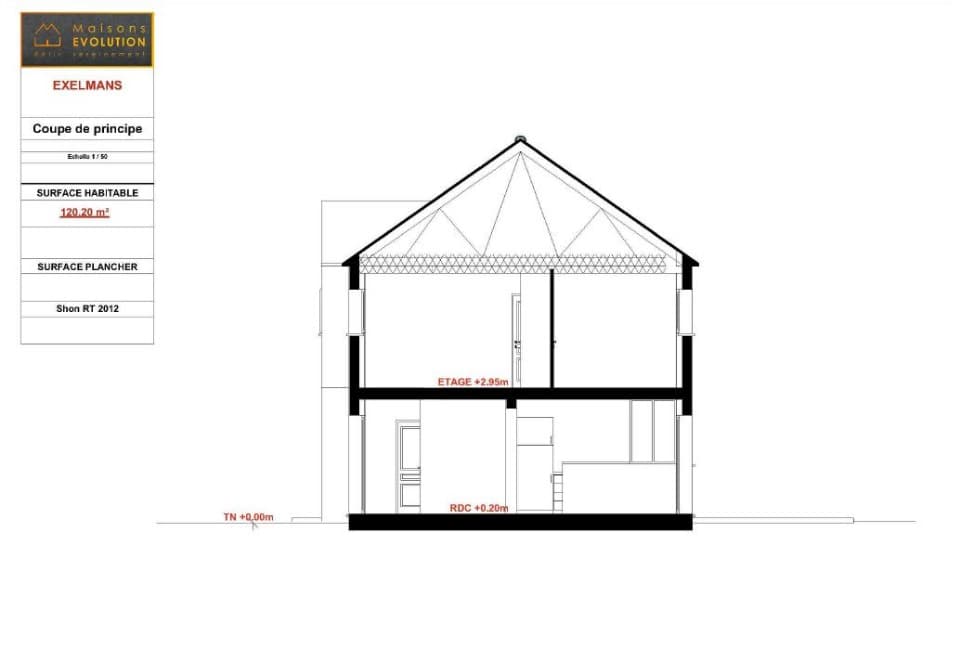Maison neuve - Terrain à bâtir Cormeilles-en-Parisis (95240) à Cormeilles-en-Parisis (95), prix 685 310 €