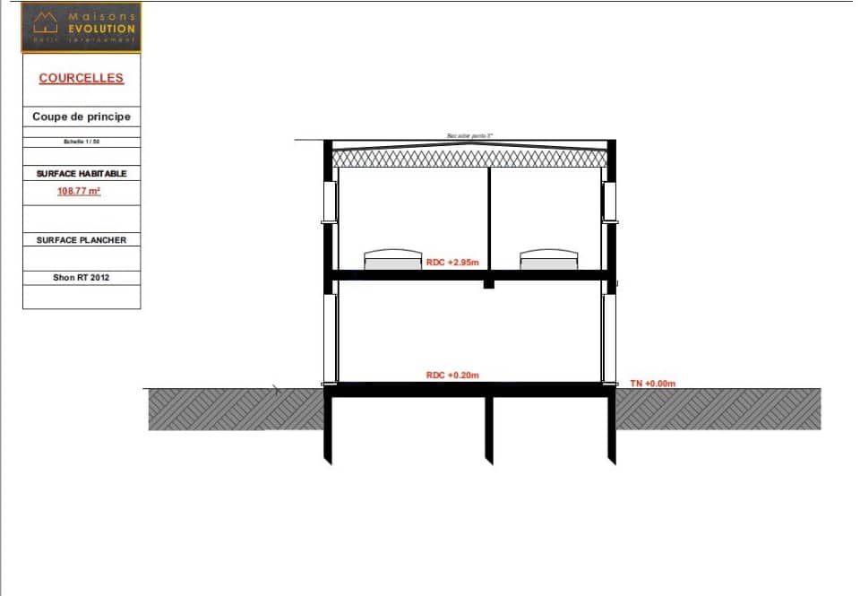 Maison neuve - Terrain à bâtir Bessancourt (95550) à Bessancourt (95), prix 370 300 €