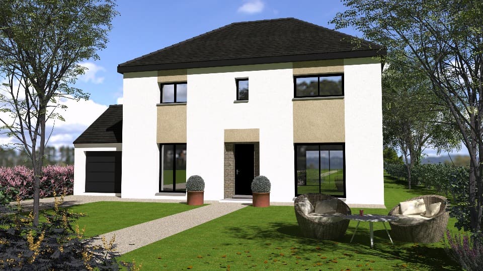 Maison neuve - Terrain à bâtir Génicourt (95650) à Génicourt (95), prix 418 000 €