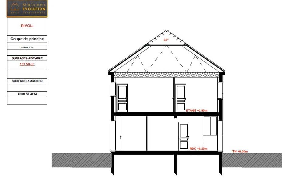Maison neuve - Terrain à bâtir () à Herblay (95), prix 360 000 €