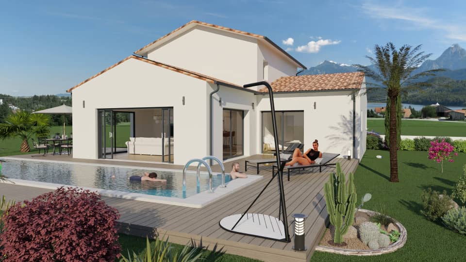 Maison neuve - Terrain à bâtir Villeneuve-lès-Bouloc (31620) à Villeneuve-lès-Bouloc, prix 428 000 €