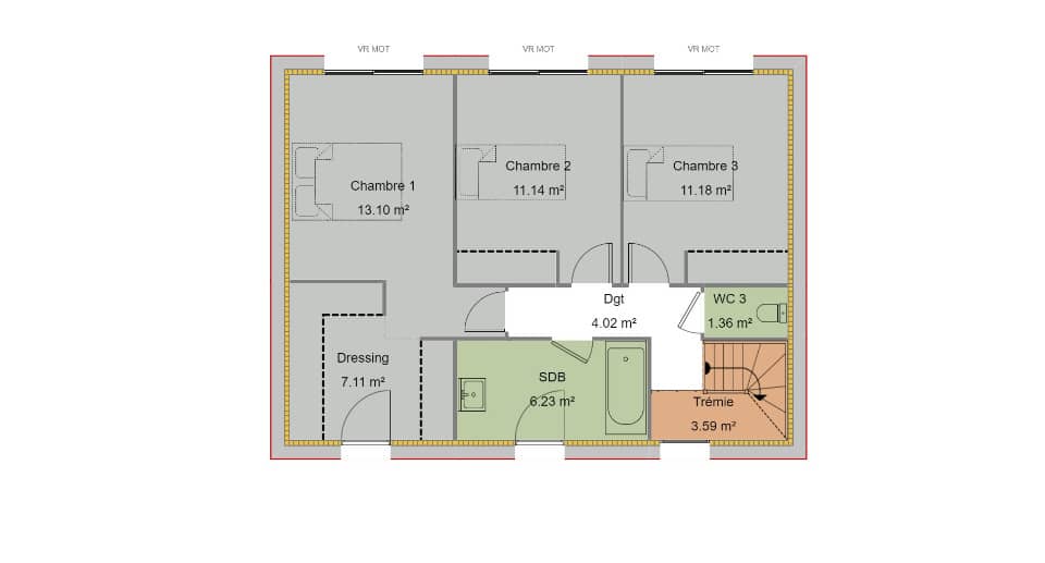 Maison neuve - Terrain à bâtir Saint-Alban (31140) à Saint-Alban (31), prix 419 600 €