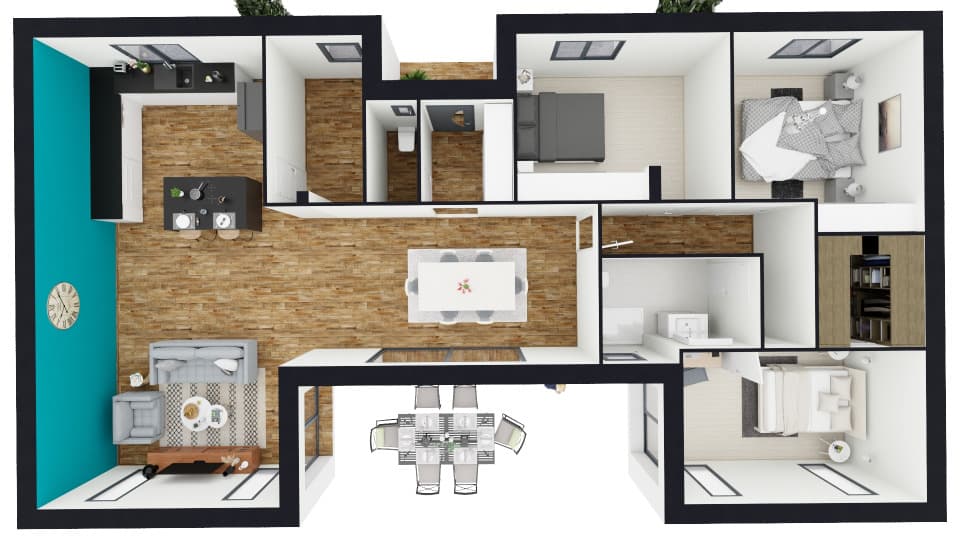 Maison neuve - Terrain à bâtir Saint-Alban (31140) à Saint-Alban (31), prix 370 455 €