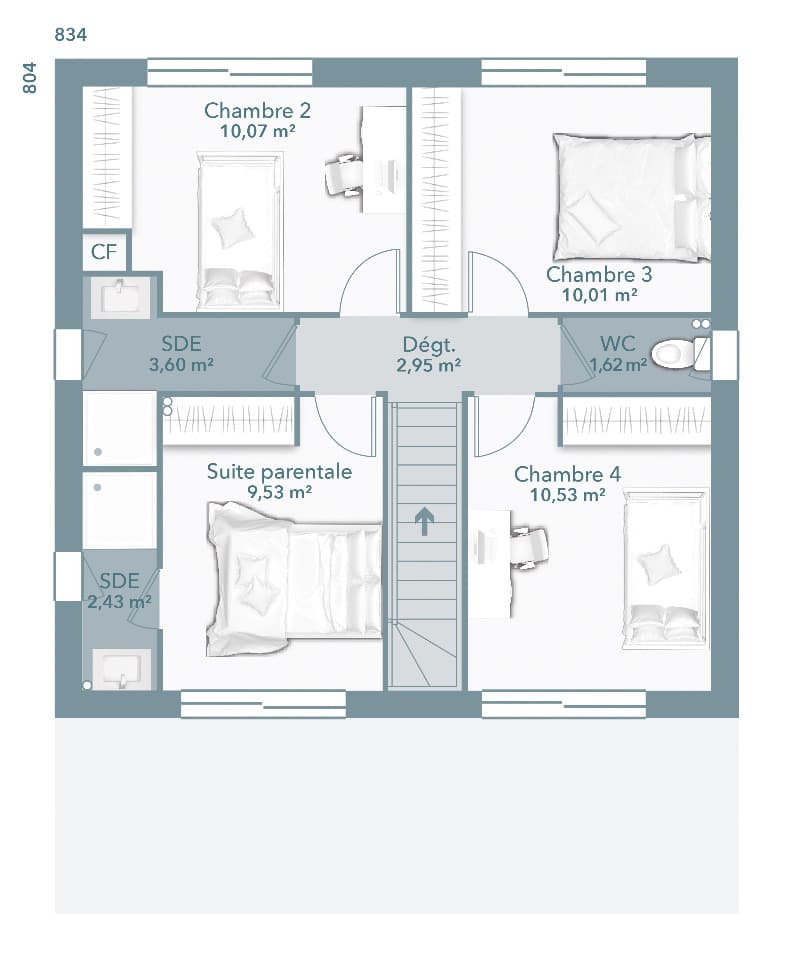 Maison neuve - Terrain à bâtir Canals (82170) à Canals (82), prix 241 537 €