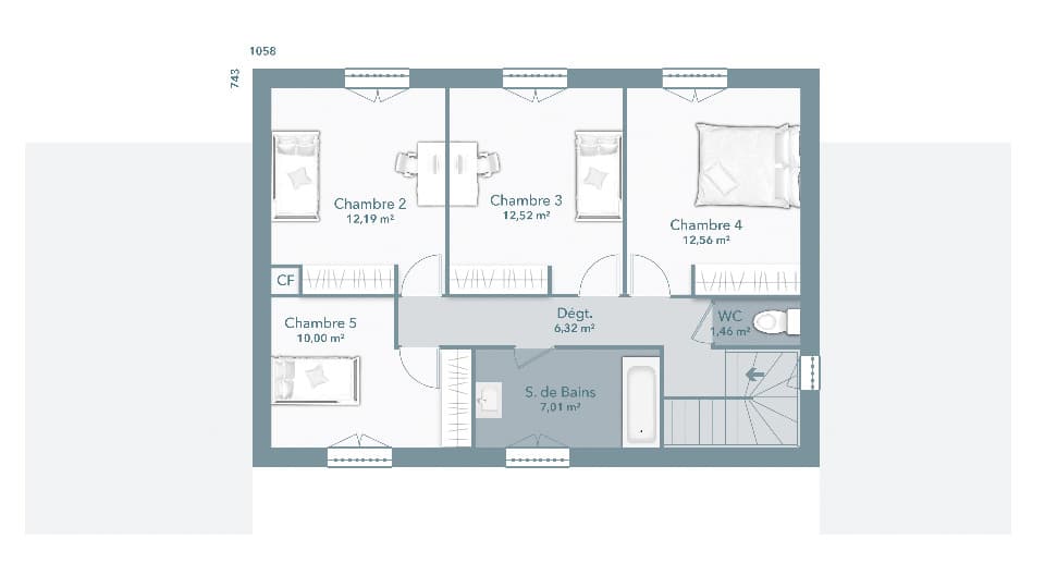 Maison neuve - Terrain à bâtir Saint-Sardos (82600) à Saint-Sardos (82), prix 257 574 €