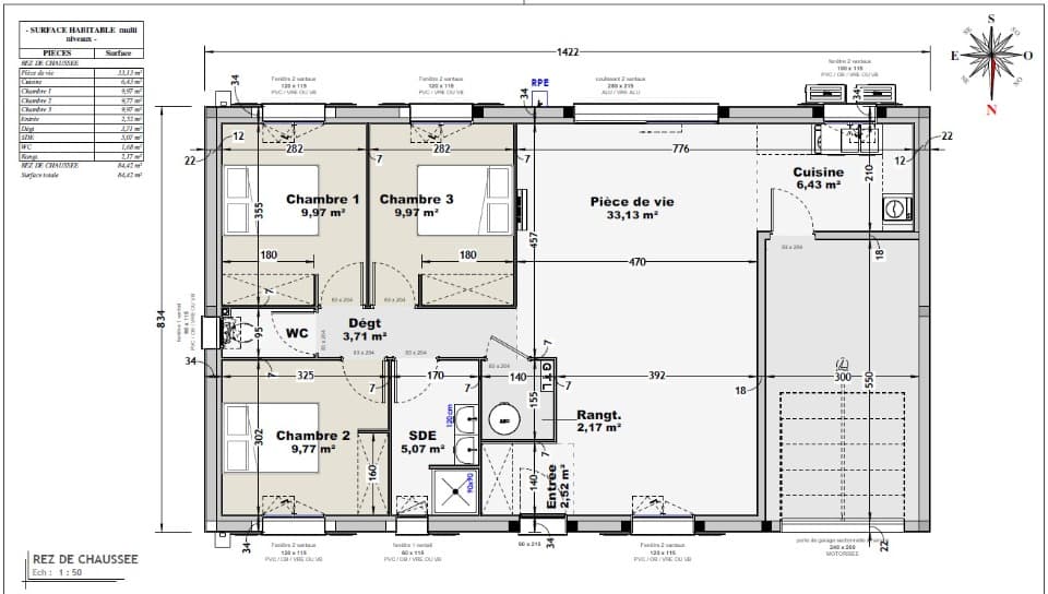 Maison neuve - Terrain à bâtir () à Champniers (16), prix 202 000 €