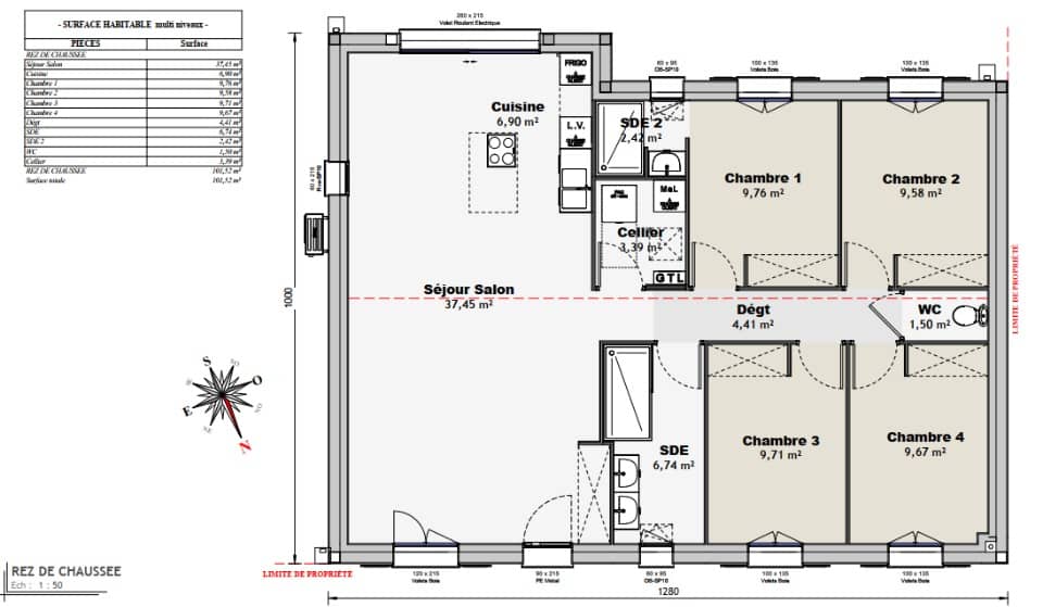 Maison neuve - Terrain à bâtir  () à Fontclaireau (16), prix 254 000 €