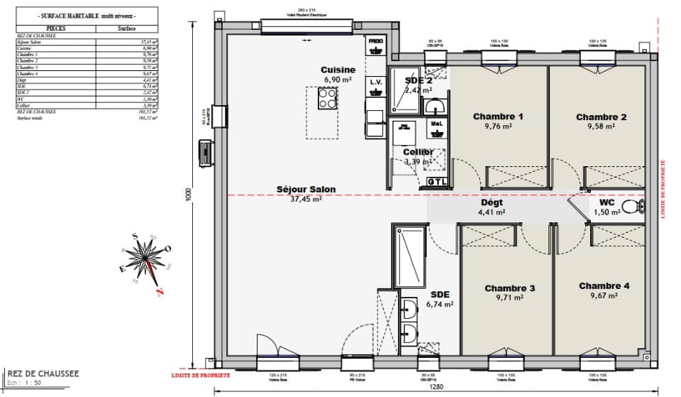 Maison neuve - Terrain à bâtir () à Fontclaireau (16), prix 254 000 €