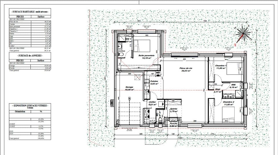 Maison neuve - Terrain à bâtir Tourriers (16560) à Tourriers (16), prix 243 000 €