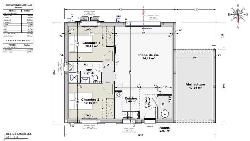 Maison neuve - Terrain à bâtir Soyaux (16800) à Soyaux, prix 179 000 €
