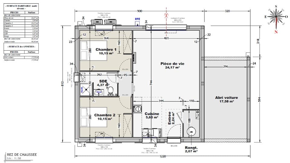 Maison neuve - Terrain à bâtir Gond-Pontouvre (16160) à Gond-Pontouvre (16), prix 167 000 €