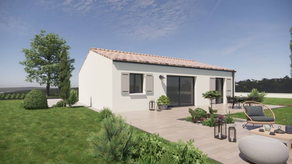 Maison neuve - Terrain à bâtir Sireuil (16440) à Sireuil (16), prix 170 000 €