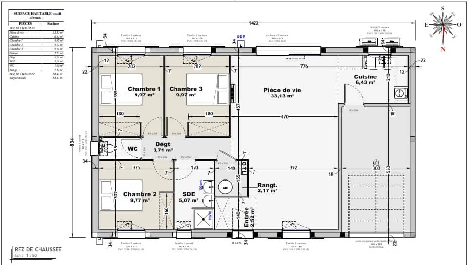 Maison neuve - Terrain à bâtir () à Nersac, prix 178 000 €