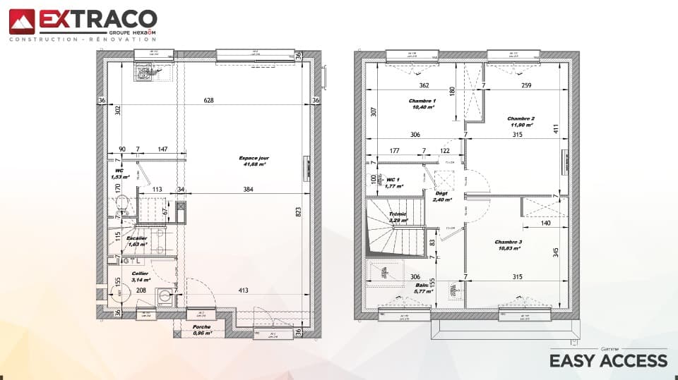 Maison neuve - Terrain à bâtir () à Petiville (76), prix 210 600 €