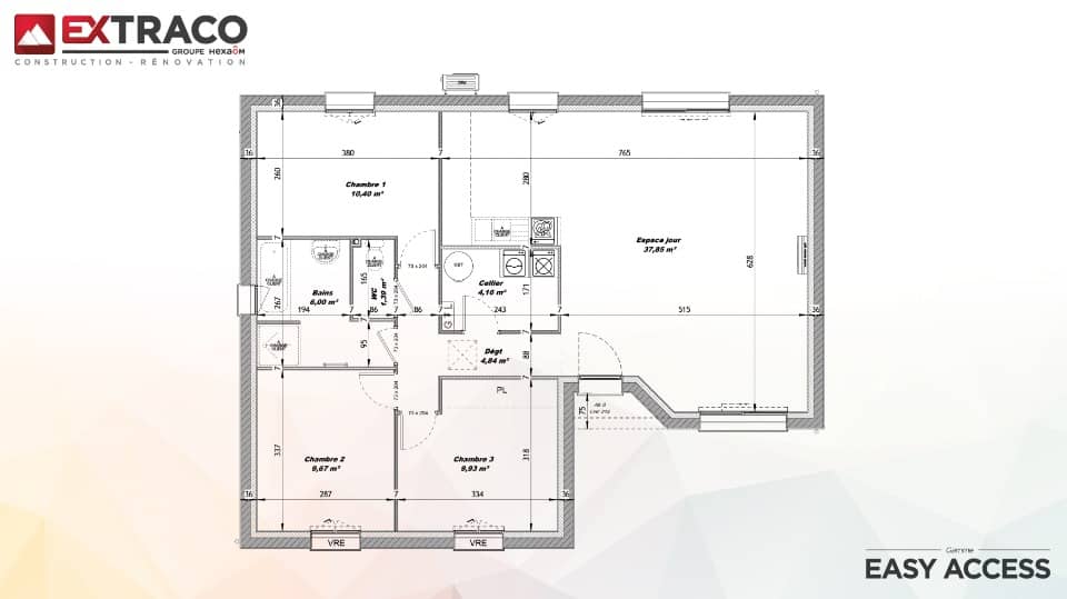 Maison neuve - Terrain à bâtir () à Ganzeville, prix 201 500 €