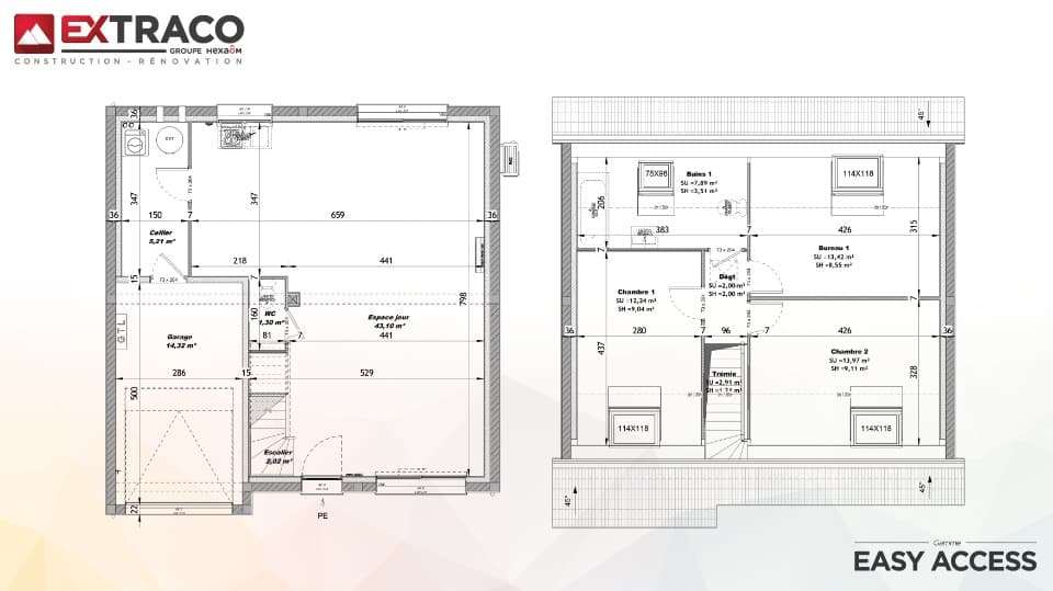 Maison neuve - Terrain à bâtir () à Saint-Aubin-Routot (76), prix 227 000 €