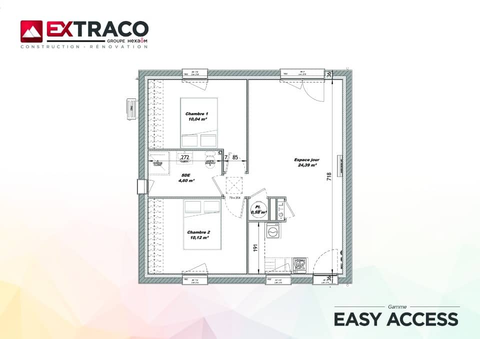 Maison neuve - Terrain à bâtir () à Ganzeville, prix 165 000 €
