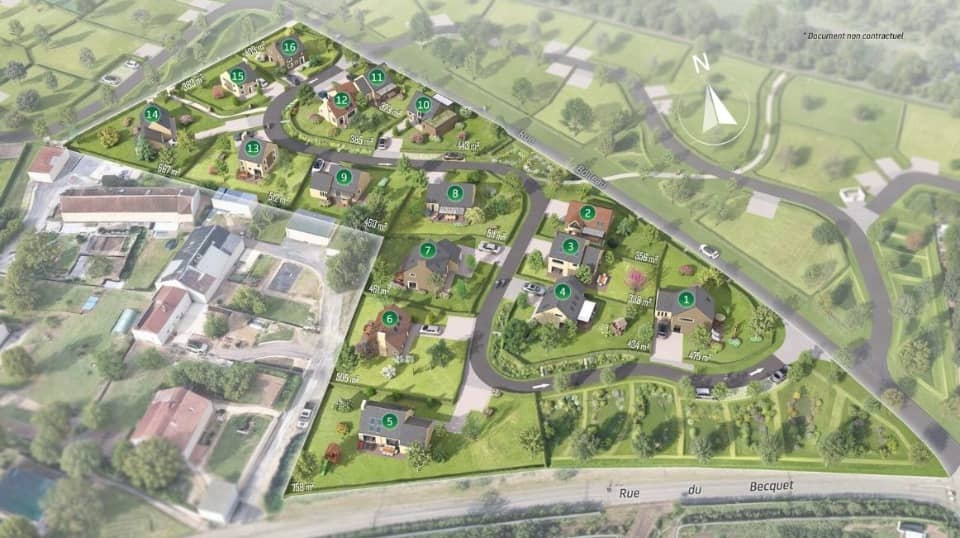 Terrain - Terrain à bâtir () à Lillebonne, prix 57 000 €