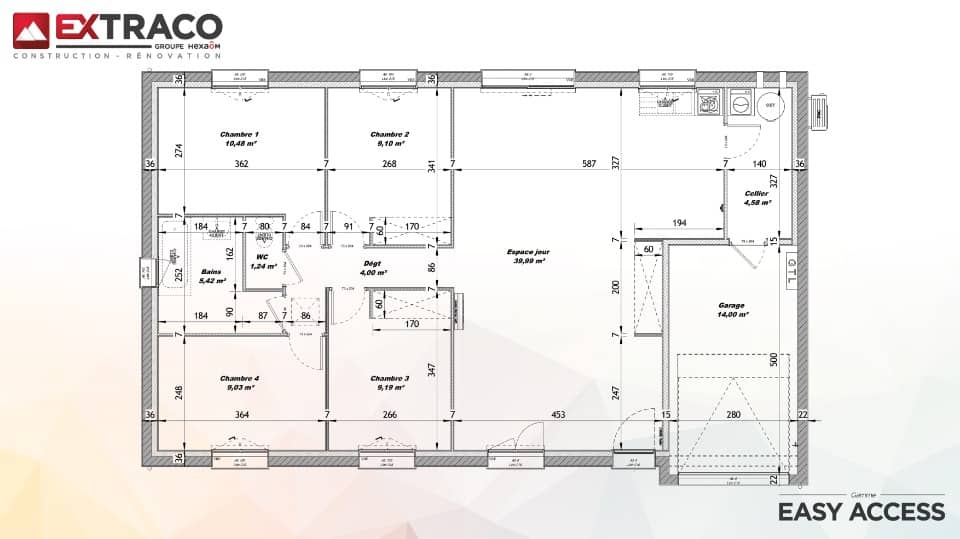 Maison neuve - Terrain à bâtir () à Manéglise, prix 294 000 €