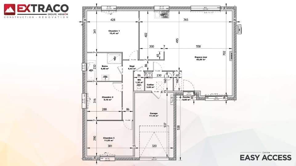 Maison neuve - Terrain à bâtir () à Bec-de-Mortagne, prix 239 000 €