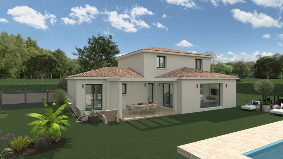 Maison neuve - Terrain à bâtir Nans-les-Pins (83860) à Nans-les-Pins (83), prix 544 000 €