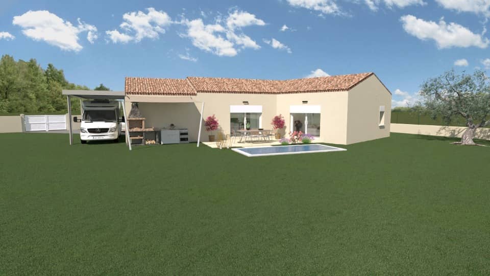 Maison neuve - Terrain à bâtir Le Val (83143) à Le Val (83), prix 403 000 €