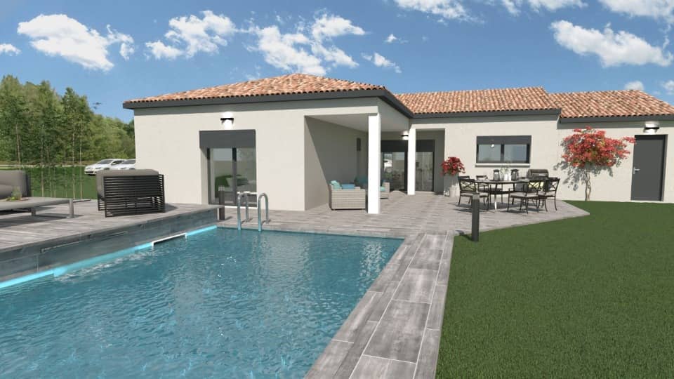 Maison neuve - Terrain à bâtir Le Val (83143) à Le Val (83), prix 449 000 €