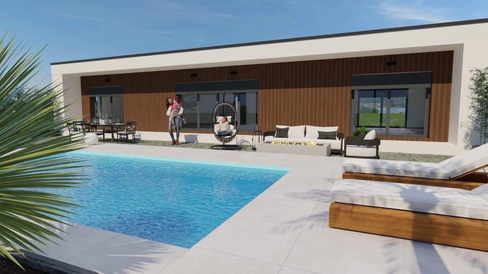 Maison neuve - Terrain à bâtir Cotignac (83570) à Cotignac (83), prix 405 000 €