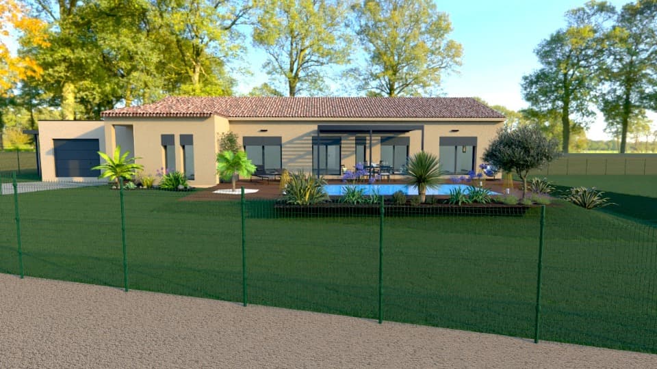 Maison neuve - Terrain à bâtir Garéoult (83136) à Garéoult (83), prix 562 000 €