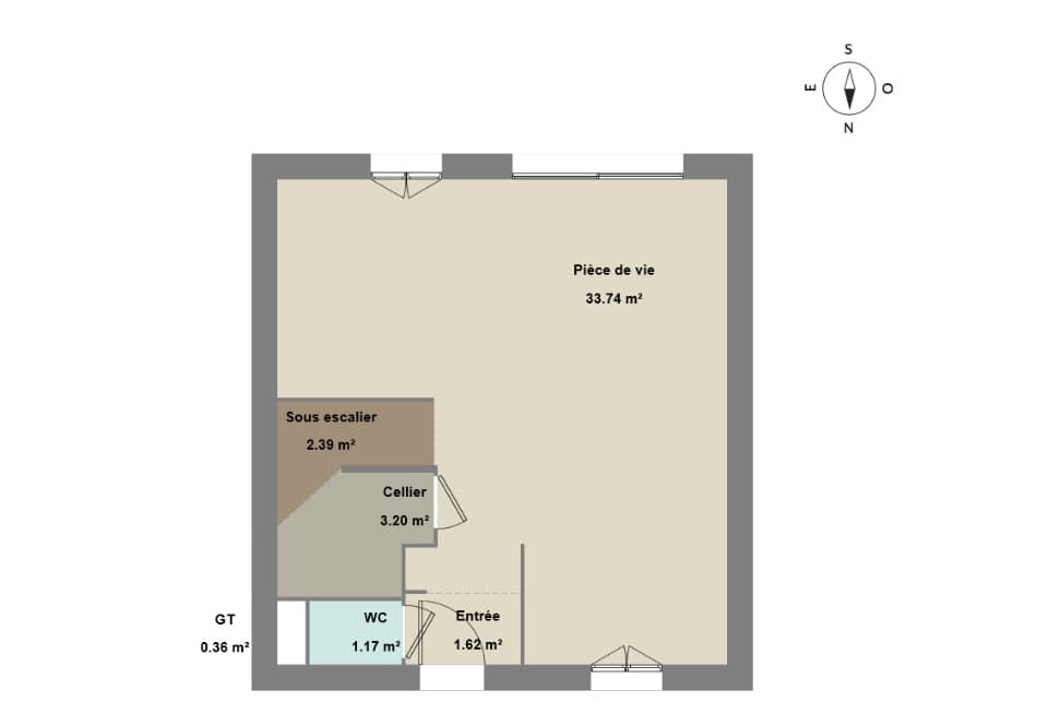 Maison neuve - Terrain à bâtir Carcès (83570) à Carcès (83), prix 335 000 €