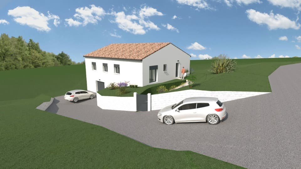 Maison neuve - Terrain à bâtir () à Rocbaron (83), prix 433 000 €