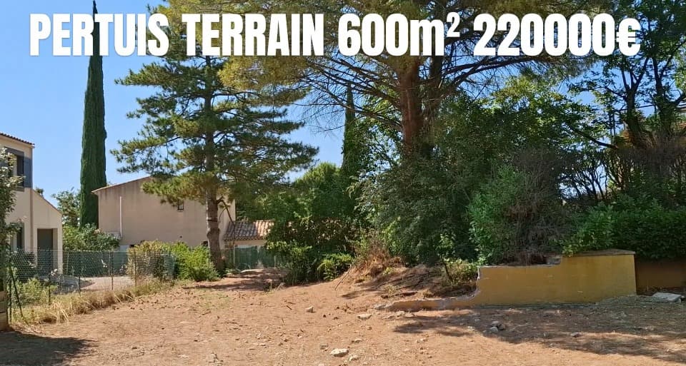 Terrain - Terrain à bâtir Pertuis (84120) à Pertuis (84), prix 220 000 €
