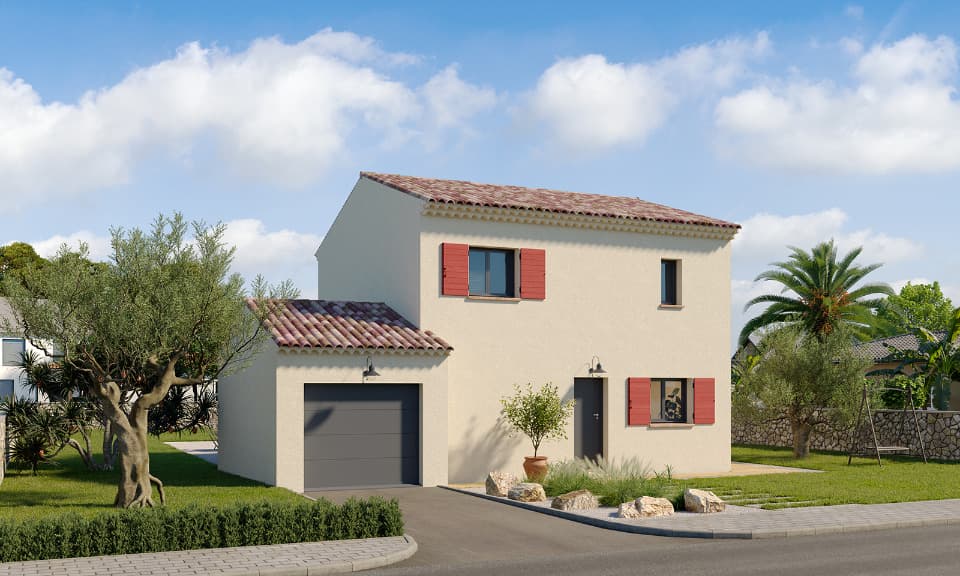 Maison neuve - Terrain à bâtir Peyrolles-en-Provence (13860) à Peyrolles-en-Provence (13), prix 370 000 €