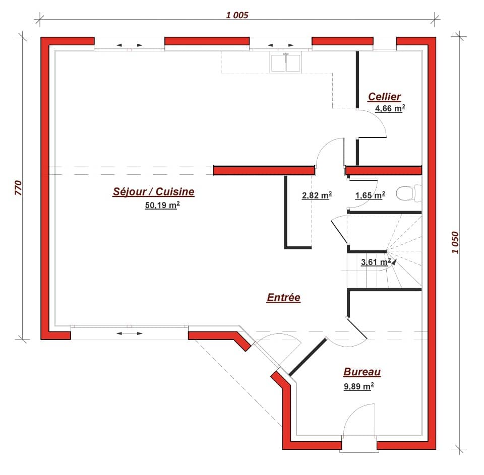 Maison neuve - Terrain à bâtir Nerville-la-Forêt (95590) à Nerville-la-Forêt, prix 469 000 €