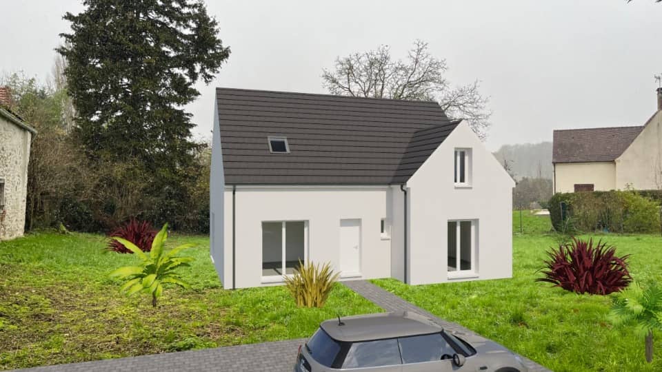 Maison neuve - Terrain à bâtir Bellefontaine (95270) à Bellefontaine (95), prix 549 000 €
