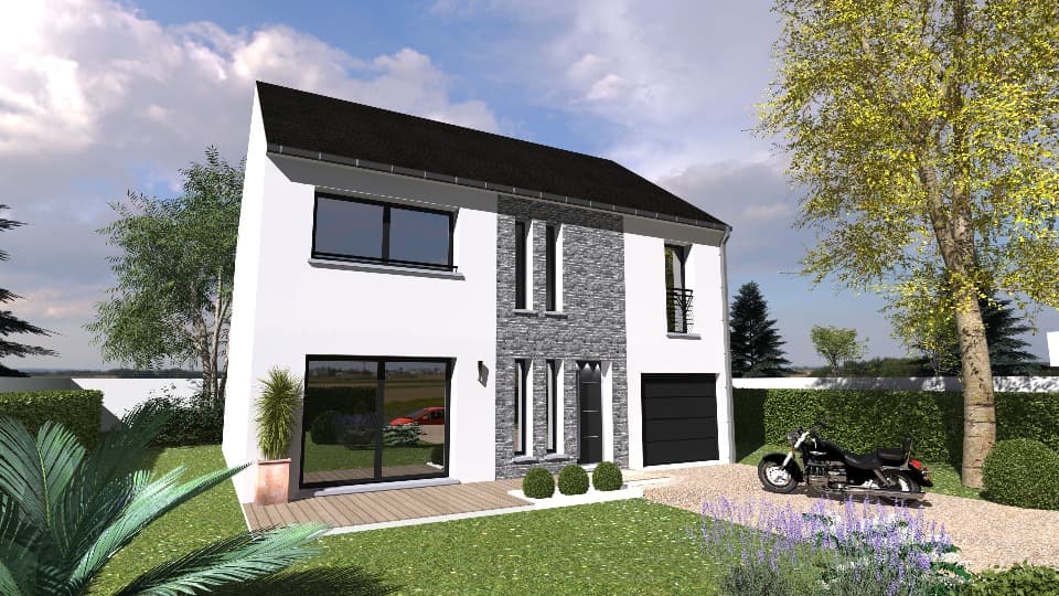 Maison neuve - Terrain à bâtir Gouvieux (60270) à Gouvieux (60), prix 494 000 €