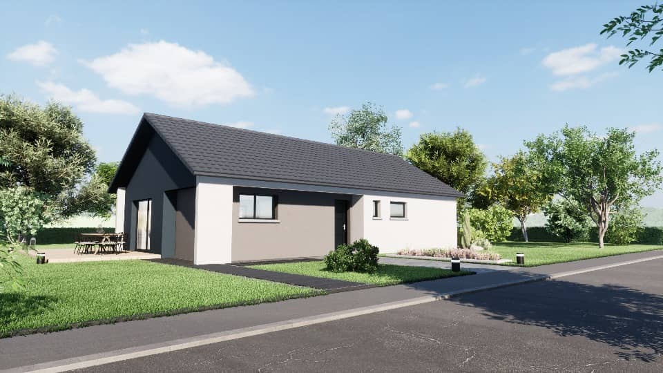 Maison neuve - Terrain à bâtir () à Bollwiller (68), prix 327 897 €