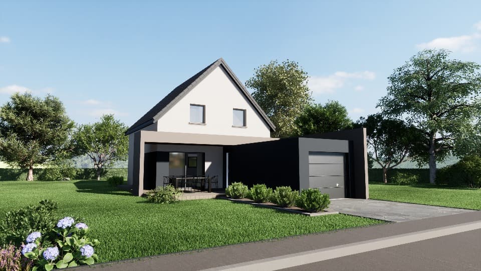 Maison neuve - Terrain à bâtir Galfingue (68990) à Galfingue (68), prix 359 500 €